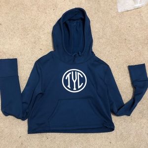 Til you collapse cropped hoodie